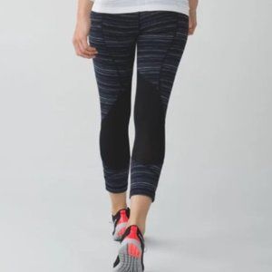 VGUC Lululemon Pace Rival Mesh Crop Legging